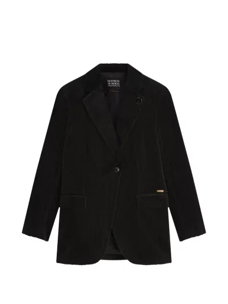 Sacou Scotch & Soda de catifea cord negru
