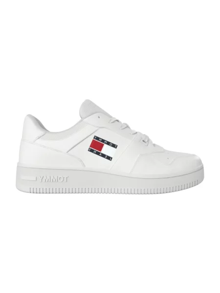 Sneakersy Tommy Hilfiger skórzane retro białe