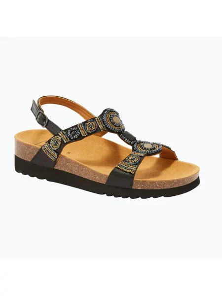 Sandale pentru femei Scholl Bogota Sandal Med black/multi negru
