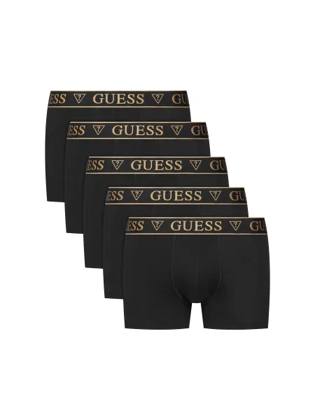 Hlačke Guess črna