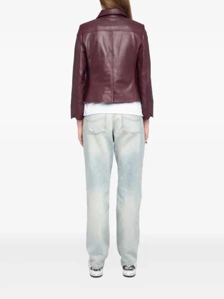 Geanta de piele Zadig&voltaire roșu