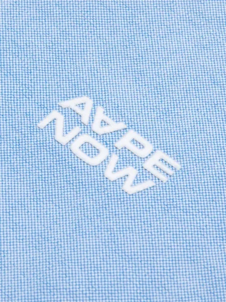 Cămașă Aape By A Bathing Ape din țesătură twill albastru