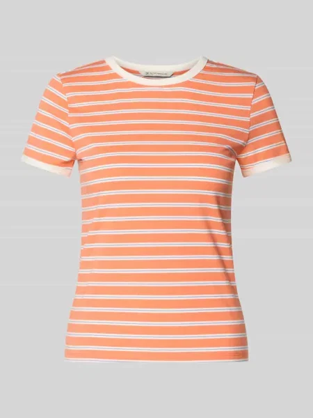 Męski t-shirt o kroju regular fit z mieszanki bawełny Tom Tailor Denim