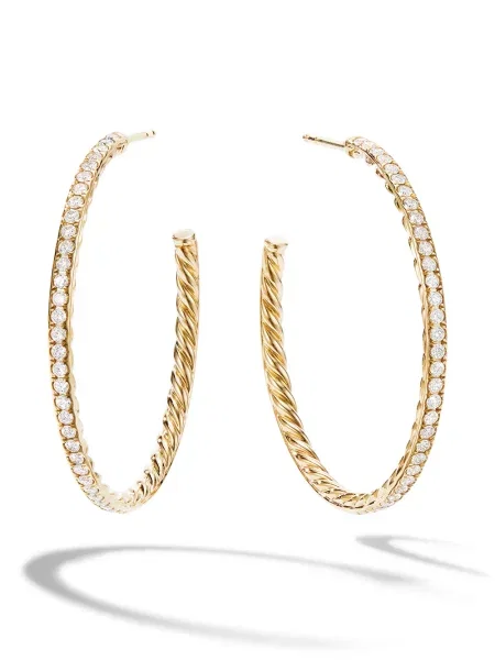 Cercei David Yurman galben