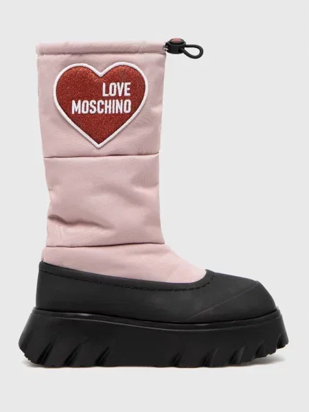 Love Moschino cizme de iarna roz