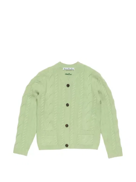 Cardigan Acne Studios din cașmir verde
