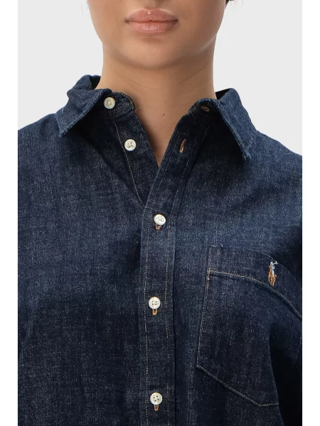 Рубашка Polo Ralph Lauren синяя