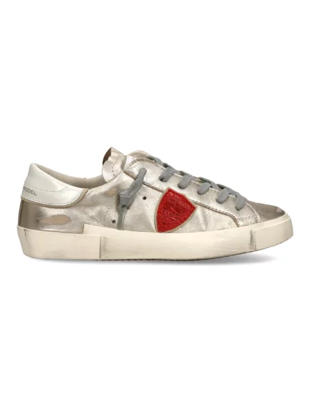 Buty do tenisa Philippe Model skórzane do tenisa żółte