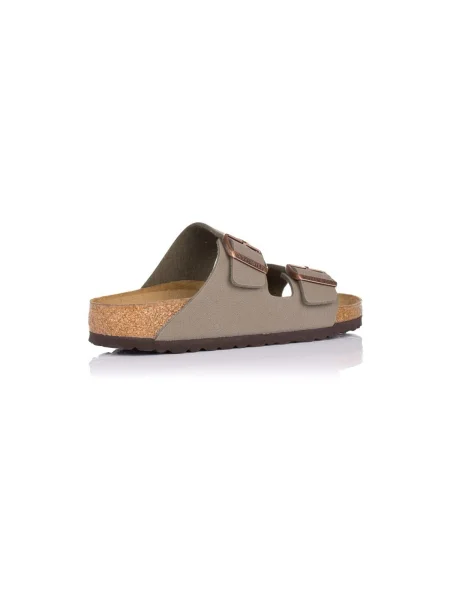 Pantofi Birkenstock din piele cu strasuri gri