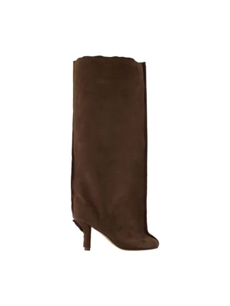Botki Mm6 Maison Margiela skórzane brązowe