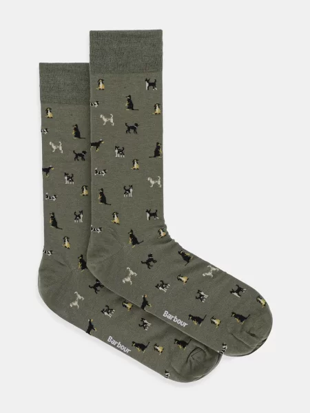 Nogavice Barbour zelena