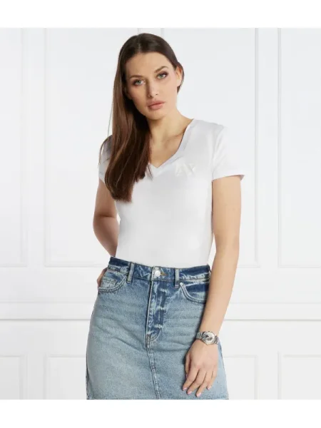 Armani Exchange Tricou alb