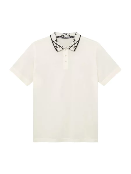 Koszulka polo Karl Lagerfeld biała