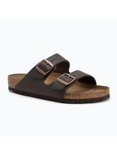 BIRKENSTOCK Arizona NL Регулярні темно-коричневі шльопанці коричневі