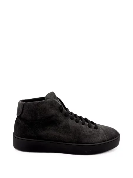 Sneakerși Fabiano Ricci din piele de căprioară negru