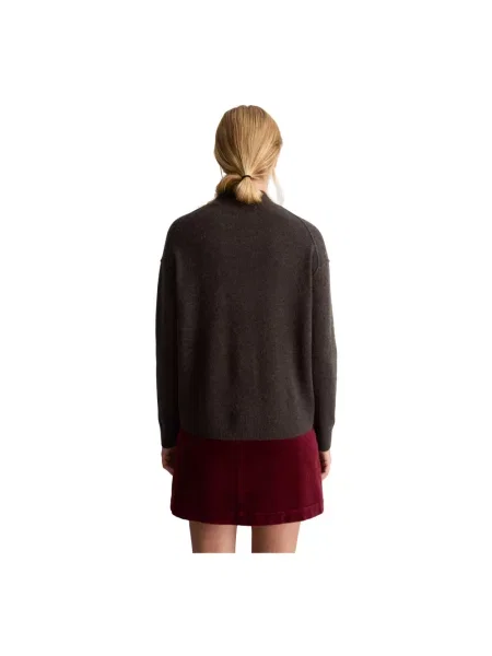 Sweter Marc O'polo wełniany brązowy