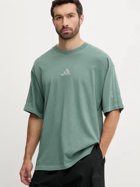 Тениска adidas All SZN с апликация зелено