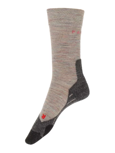 FALKE Șosete sport maro cămilă / gri amestecat negru