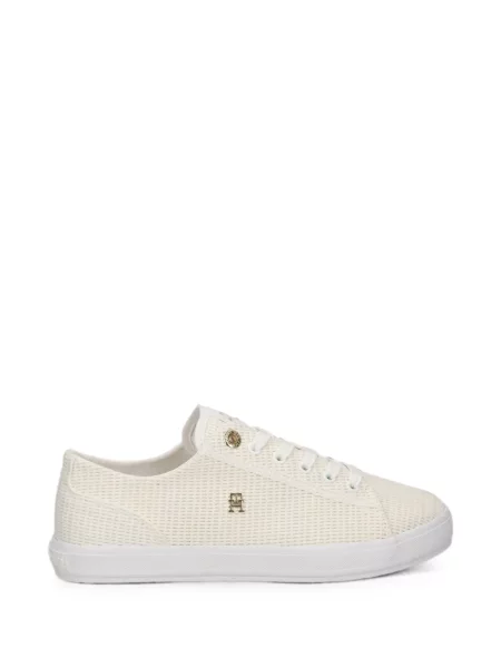 Sneakerși Tommy Hilfiger plasă cu autograf