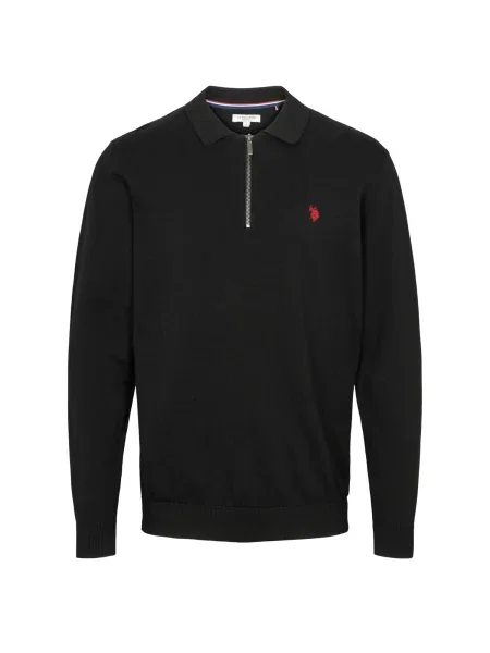 U.S. POLO ASSN. Pulover UMRocky' negru