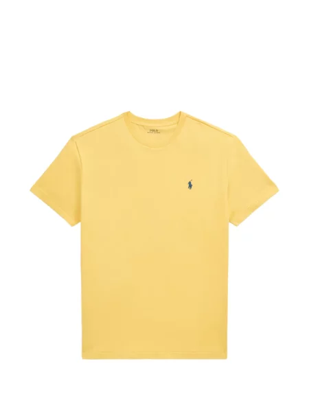 Tricou polo Polo Ralph Lauren cu broderie galben