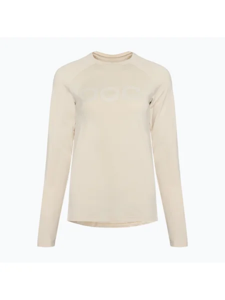 Дамска колоездачна тениска с дълъг ръкав POC Reform Enduro Jersey okenite off-white бяло
