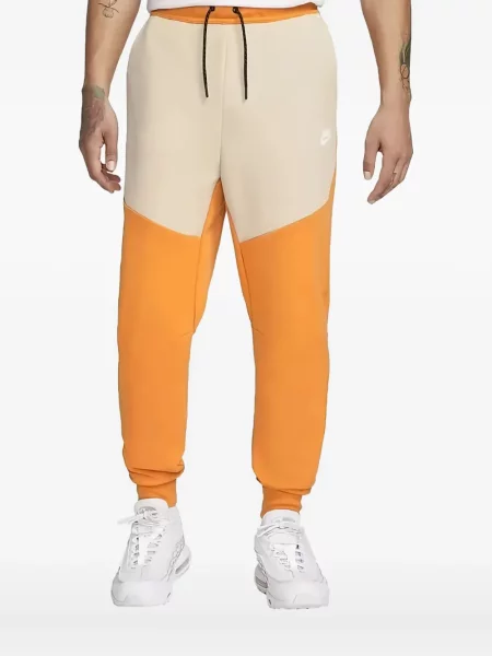 Pantaloni Nike din fleece alergare cu broderie negru