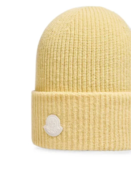 Căciulă Moncler cu autograf galben