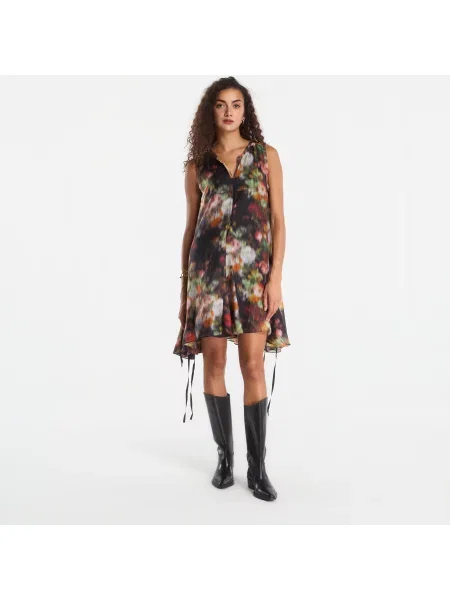Мини рокля Allsaints черно