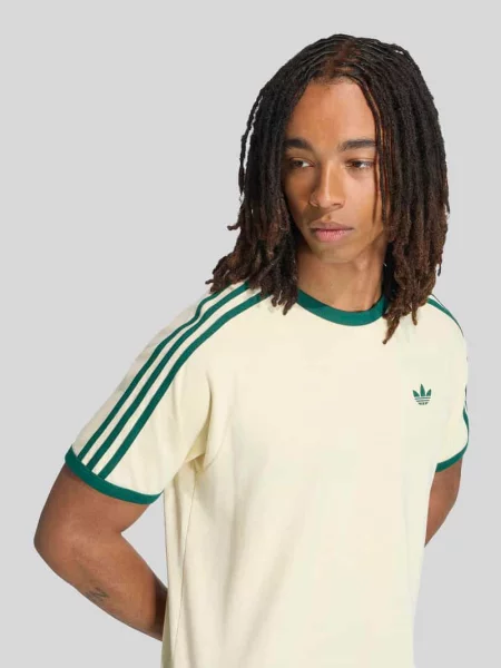 T-shirt o kroju regular fit z czystej bawełny Adidas Originals biała
