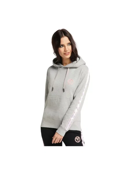 Bluza z kapturem Carlo Colucci szara