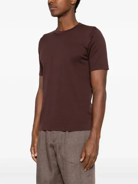 Tricou John Smedley tricotate maro