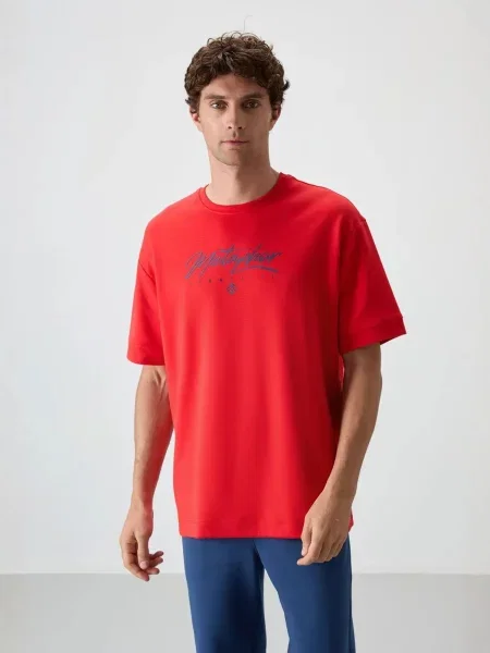 Tommy Life Tričko červená