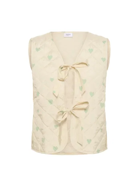 Pikowana kamizelka Saint Tropez beżowa