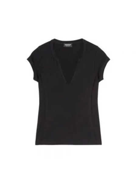 Koszulka Dondup klasyczna czarna