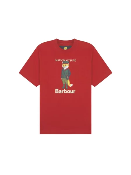 Koszulka Barbour czerwona