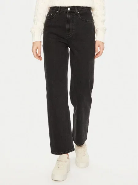 Τζιν Tommy Jeans μαύρο