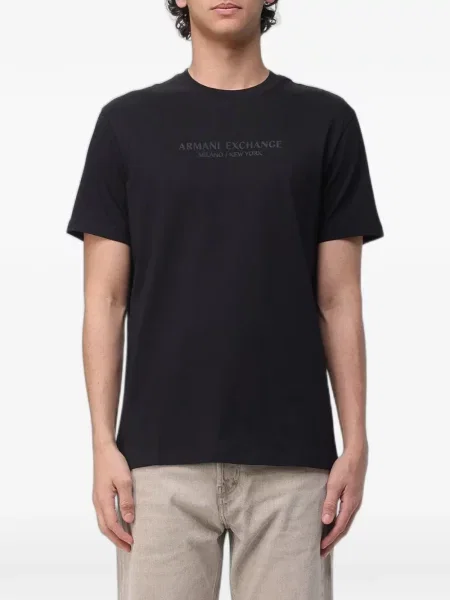 Tricou Armani Exchange cu imagine negru