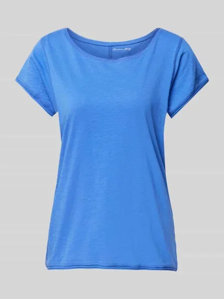 T-shirt z okrągłym dekoltem Christian Berg Woman niebieska