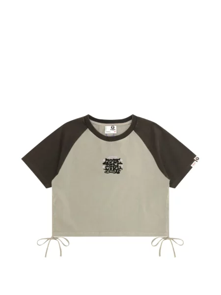 Tricou Aape By A Bathing Ape cu legături scurt gri