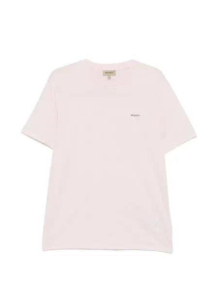 Tricou Woolrich cu imagine roz