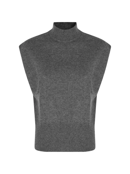 Pulover Semicouture fără mâneci gri