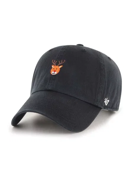 Čepice s aplikací černá