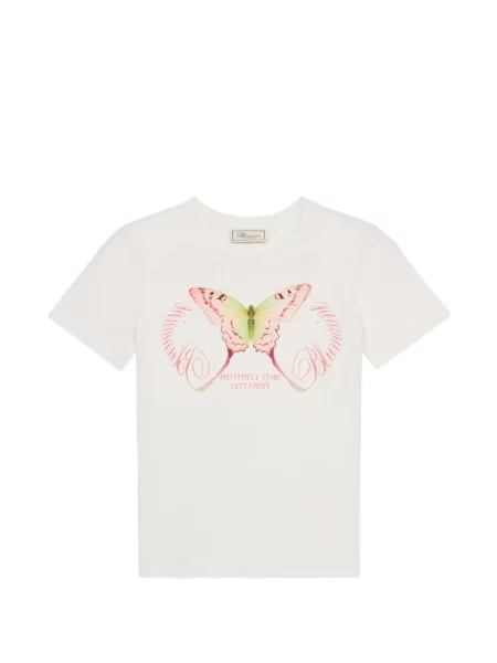 Tricou Blumarine cu imagine alb