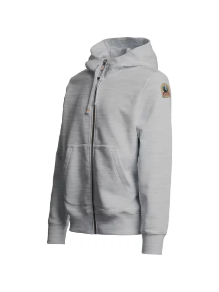 Majica s kapuljačom Parajumpers s autogramom siva