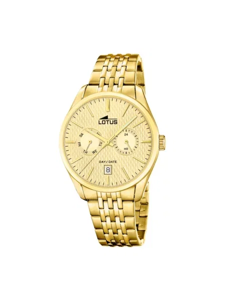 Lotus Analogové hodinky Date watch Multifuncion zlatá