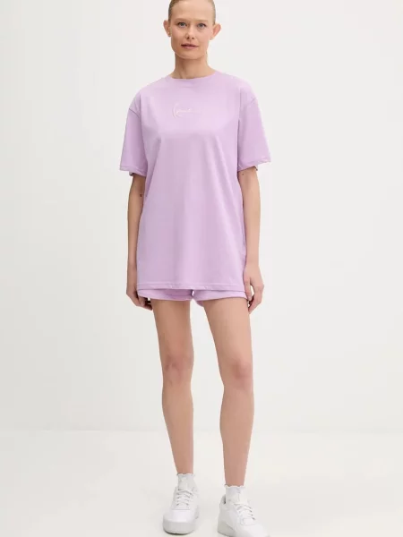 Футболка Karl Kani фиолетовая