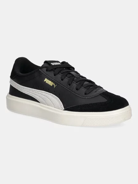 Sneakerși Puma din piele negru
