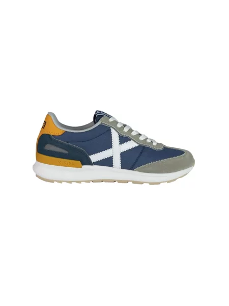 Sneakersy Munich retro niebieskie