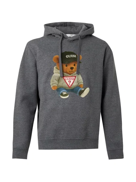 Guess hanorac cu glugă pentru bărbați cu negru